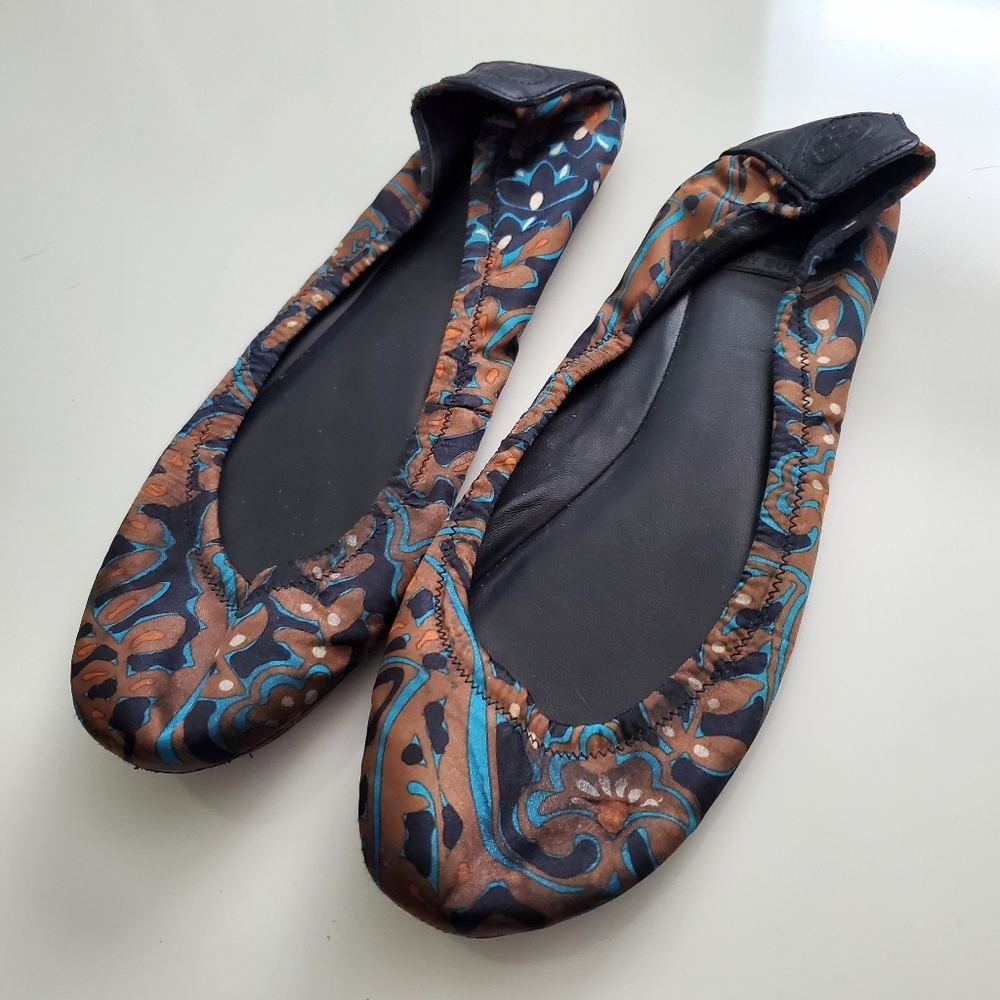 Tory Burch Multicolor Patterned Flats - Picture 2 of 6
